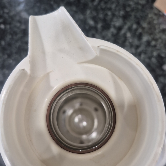 Vintage 1970 Thermos Carafe With Floral Design - Picture 5 of 7